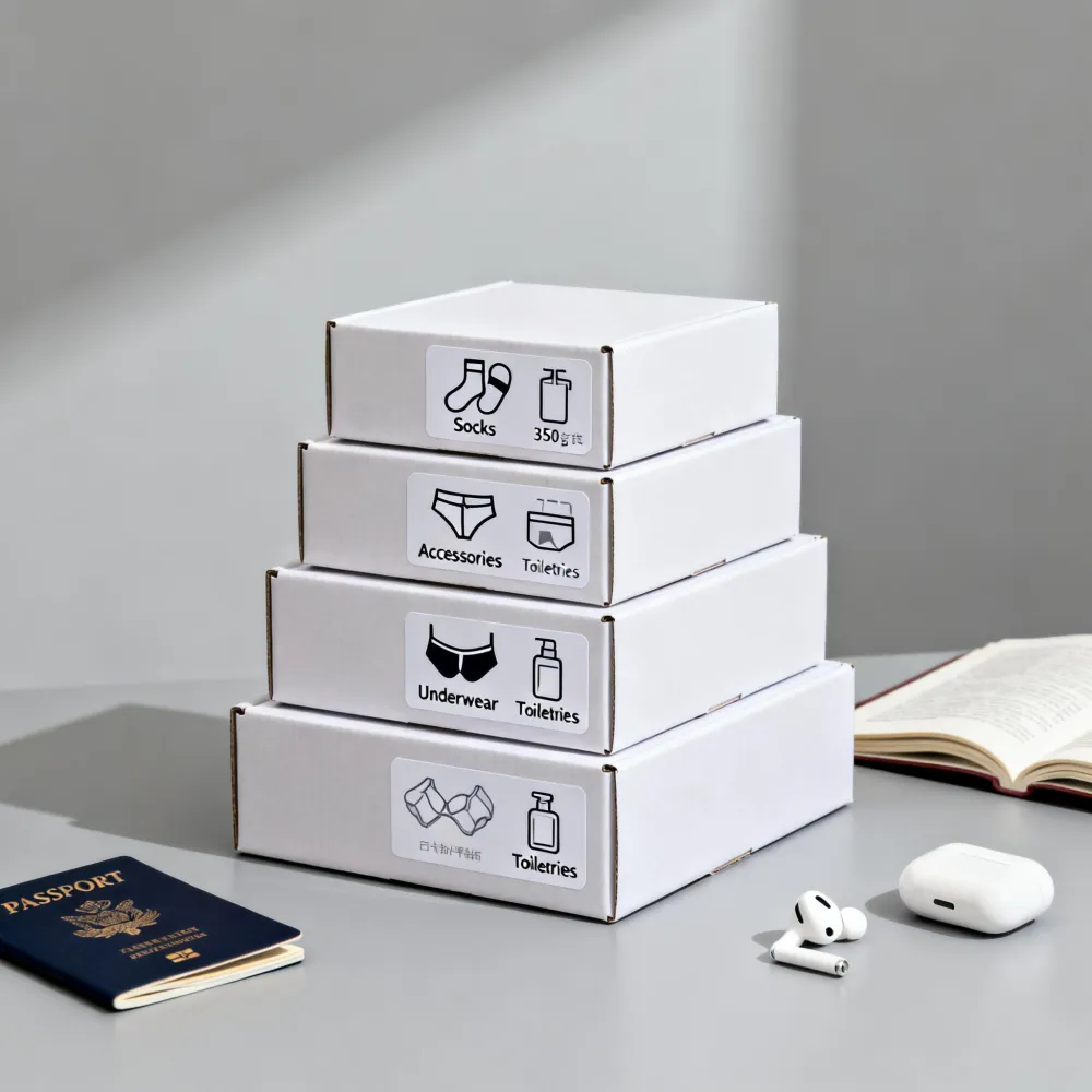 Luxury Custom Logo Corrugated Paper Packaging Boxes for Gift & Shipping