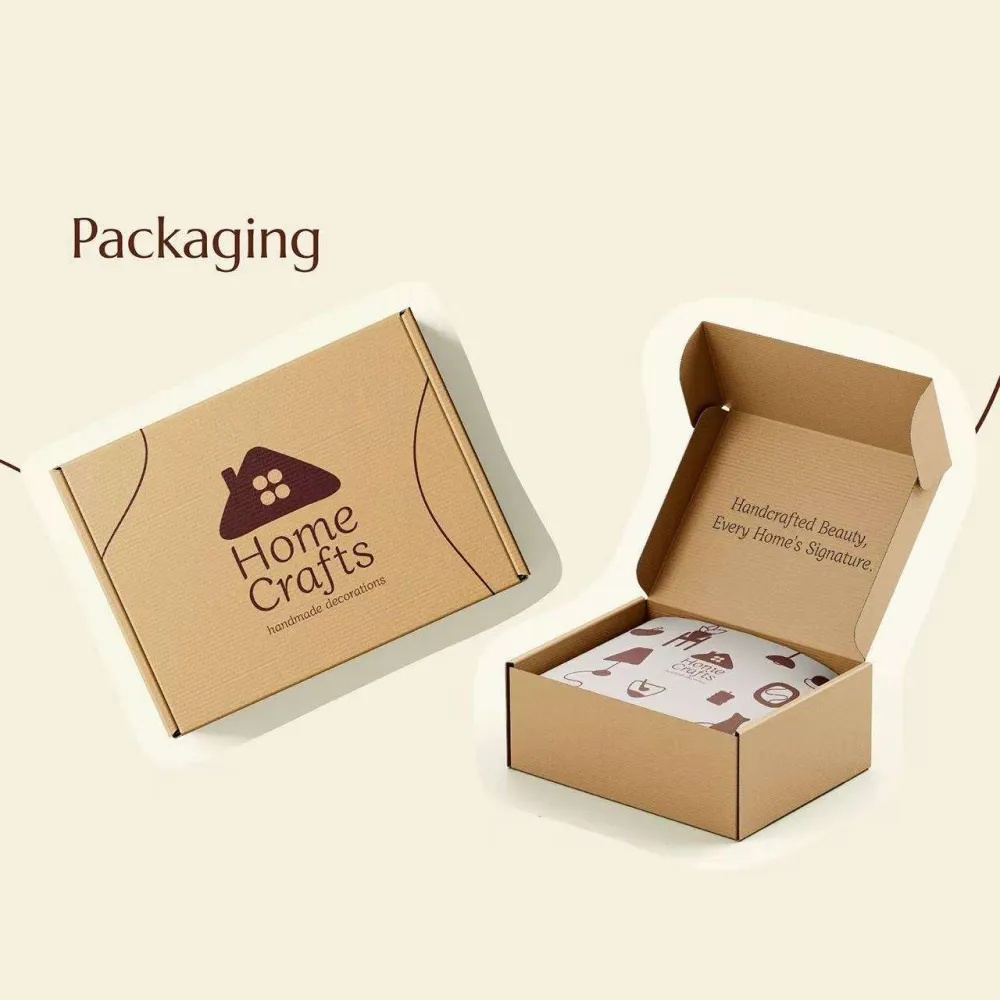 Recycled Corrugated Airplane Boxes, Custom Size Flat Packaging with Custom Color and Logo for Gifts and Crafts