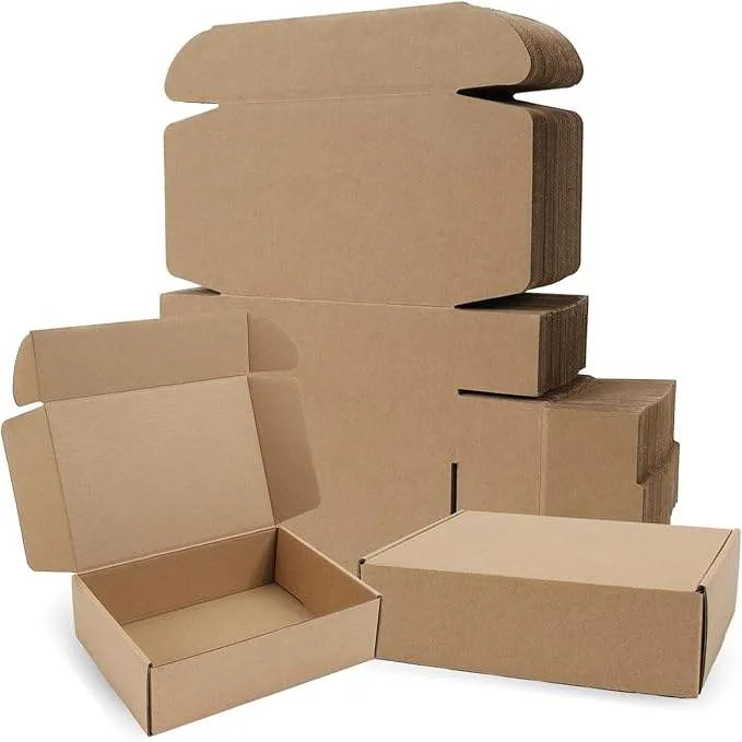 Corrugated Cardboard Shipping Boxes, Small Parcel and Mailing Boxes for Business Posting, Storing or Gifts